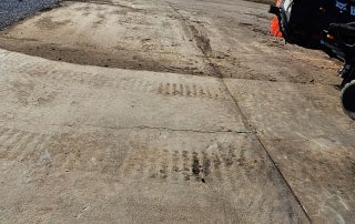 parking lot clean up