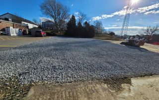 parking lot clearing