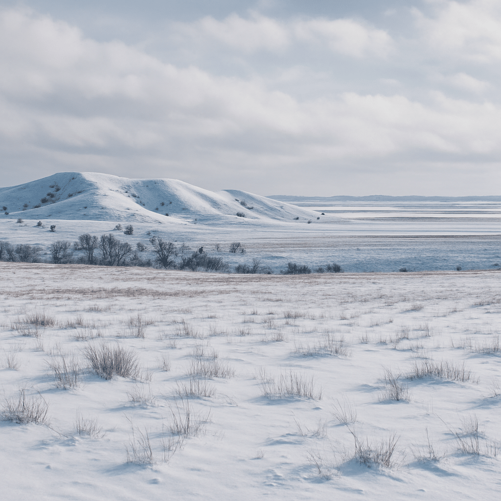 snowfall accross nebraska